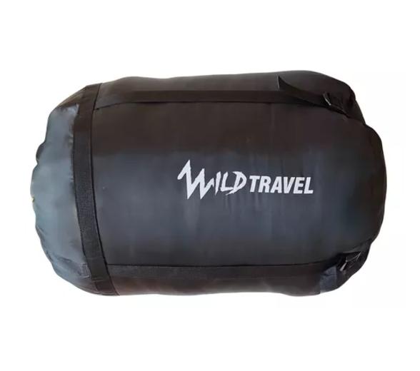SACO DE DORMIR DOS PLAZAS DOBLE WILD TRAVEL -5º +15º 3600G AZUL - 5