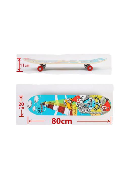 TABLA SKATE MADERA ARCE 7 LÁMINAS 32'', NEGRO - 2