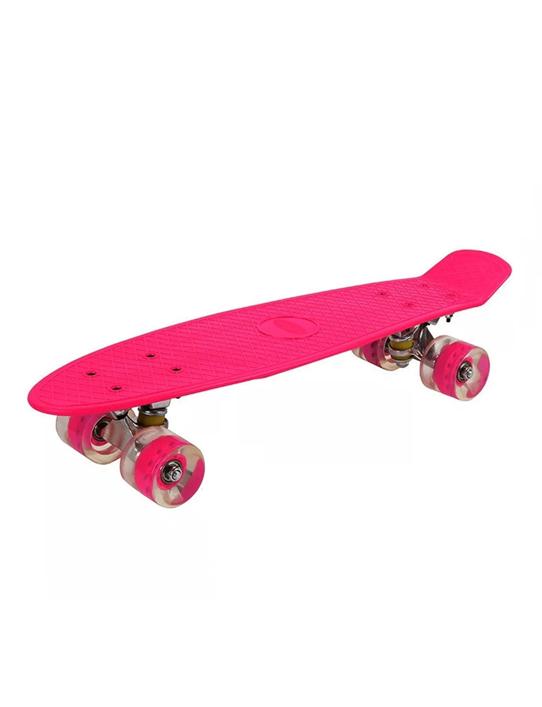 SKATE PENNY PATINETA RUEDAS LED, ROSADO - 1