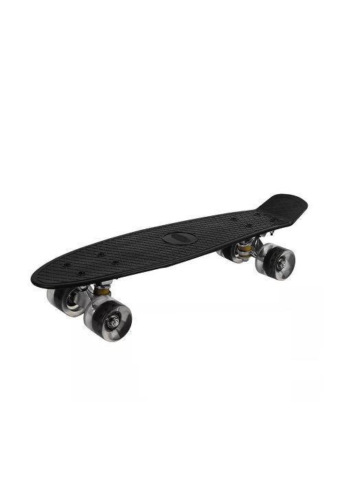 SKATE PENNY PATINETA RUEDAS LED NIÑOS, NEGRO - 4