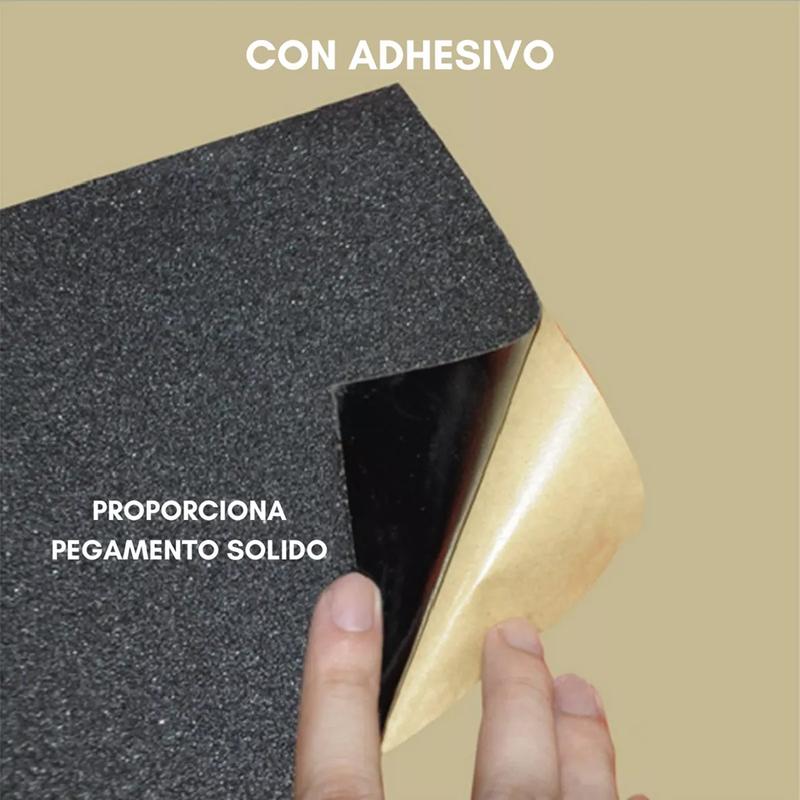 LIJA SKATE GRANO FINO ADHESIVA LAMINATES PATINETAS 32X9, NEGRO - 5
