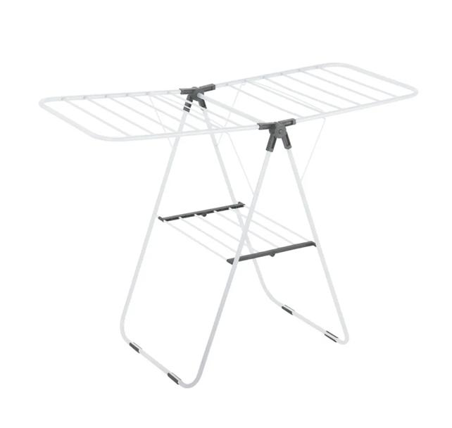 TENDEDERO PLEGABLE 156.5X58.5X95CM BLANCO BIGHOUSE - 1