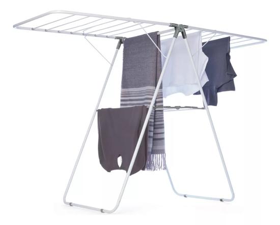 TENDEDERO PLEGABLE 156.5X58.5X95CM BLANCO BIGHOUSE - 4