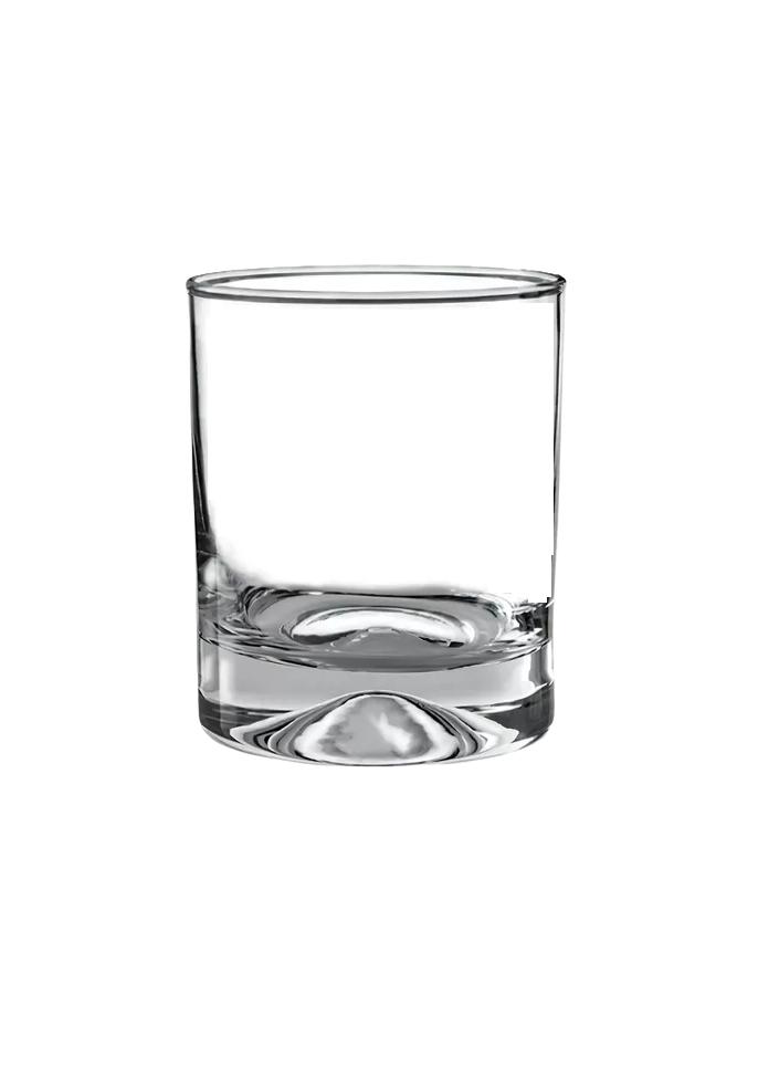 SET 6 VASOS WHISKY MANHATTAN BAJO CRISTAR VIDRIO - 2