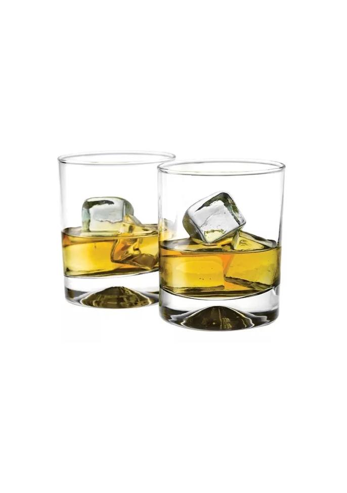SET 6 VASOS WHISKY MANHATTAN BAJO CRISTAR VIDRIO - 5