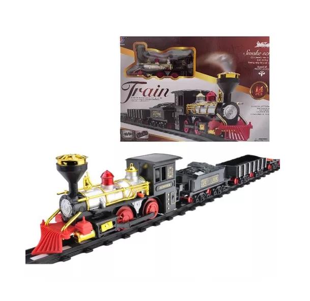 JUGUETE AUTO TREN DE NAVIDAD ELÉCTRICO 14 PCS PARA NIÑOS MULTICOLOR - 2