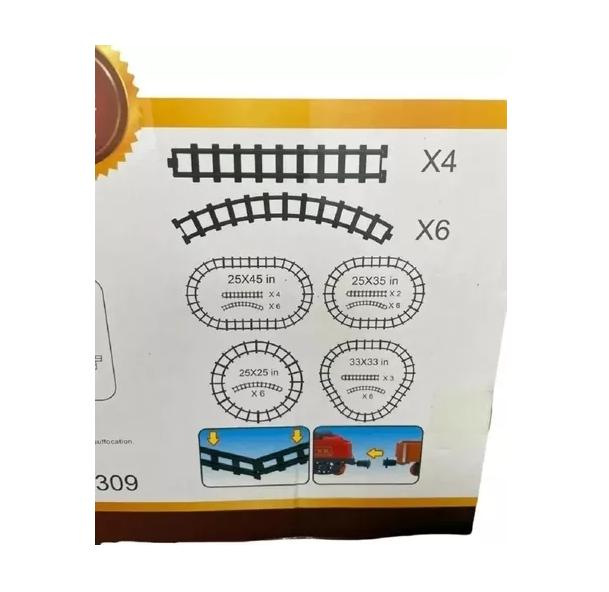JUGUETE AUTO TREN DE NAVIDAD ELÉCTRICO 14 PCS PARA NIÑOS MULTICOLOR - 6