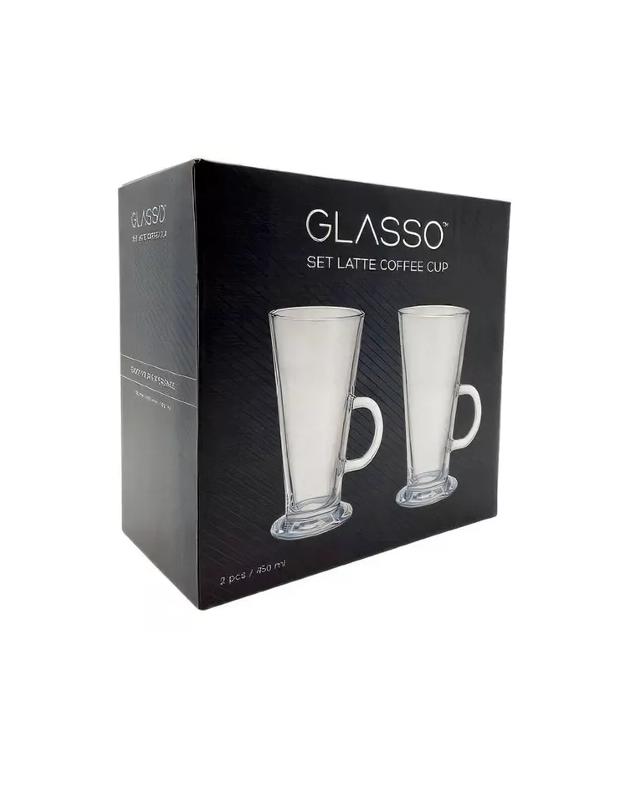 SET 2 TAZAS LATTE VIDRIO 450ML - 3