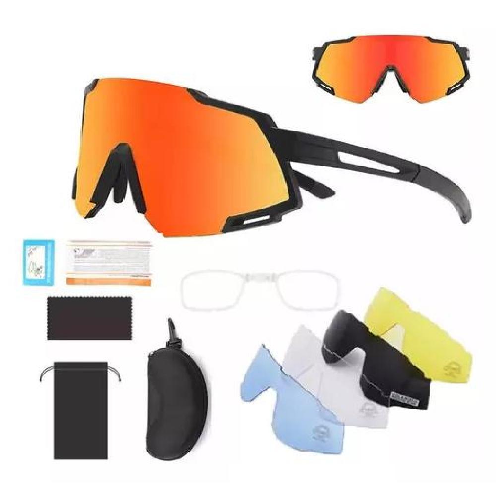 GAFAS / LENTES POLARIZADOS DEPORTIVOS CON CRISTALES ADICIONALES / CICLISMO - RUNNING - 2