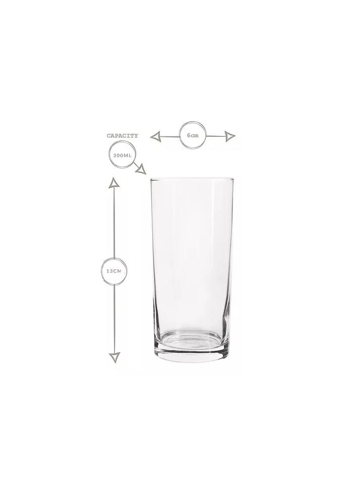 SET 6 VASOS VIDRIO AGUA CÓCTEL - 6