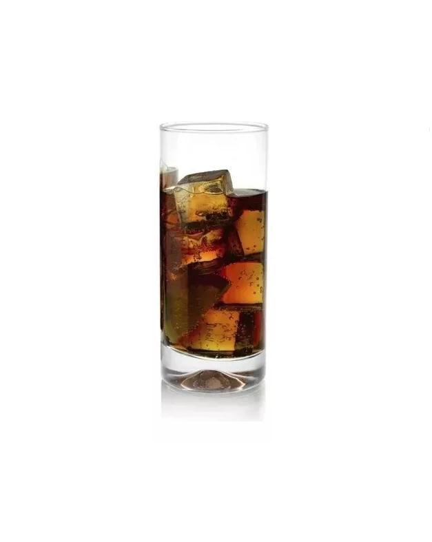SET 6 VASOS ALTOS 450ML MANHATTAN VIDRIO TRAGO LARGO - 2