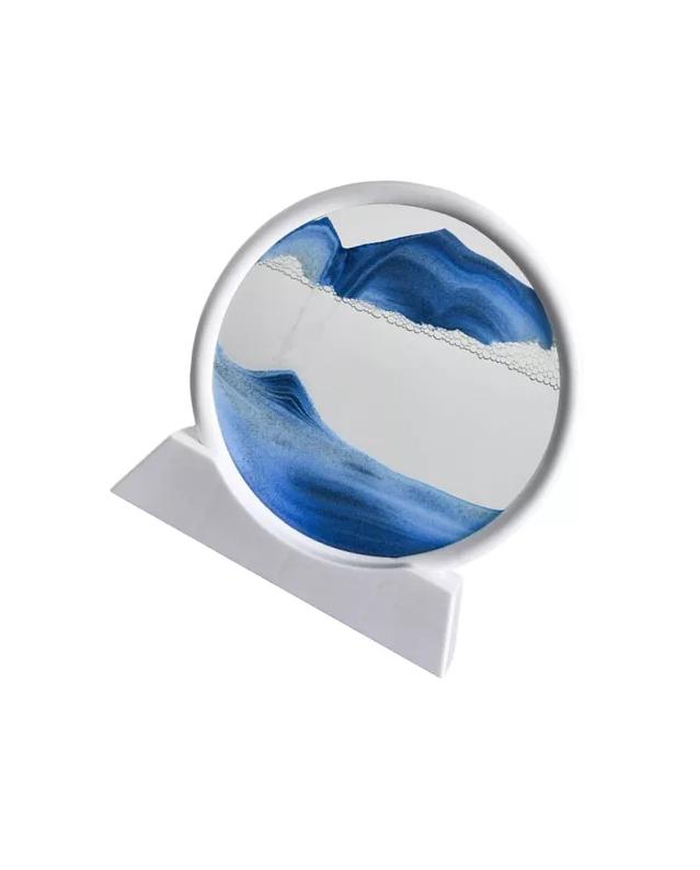 DECORACIÓN ARTE DE ARENA ANTI ESTRÉS SENSORIAL PAISAJE AZUL - 4