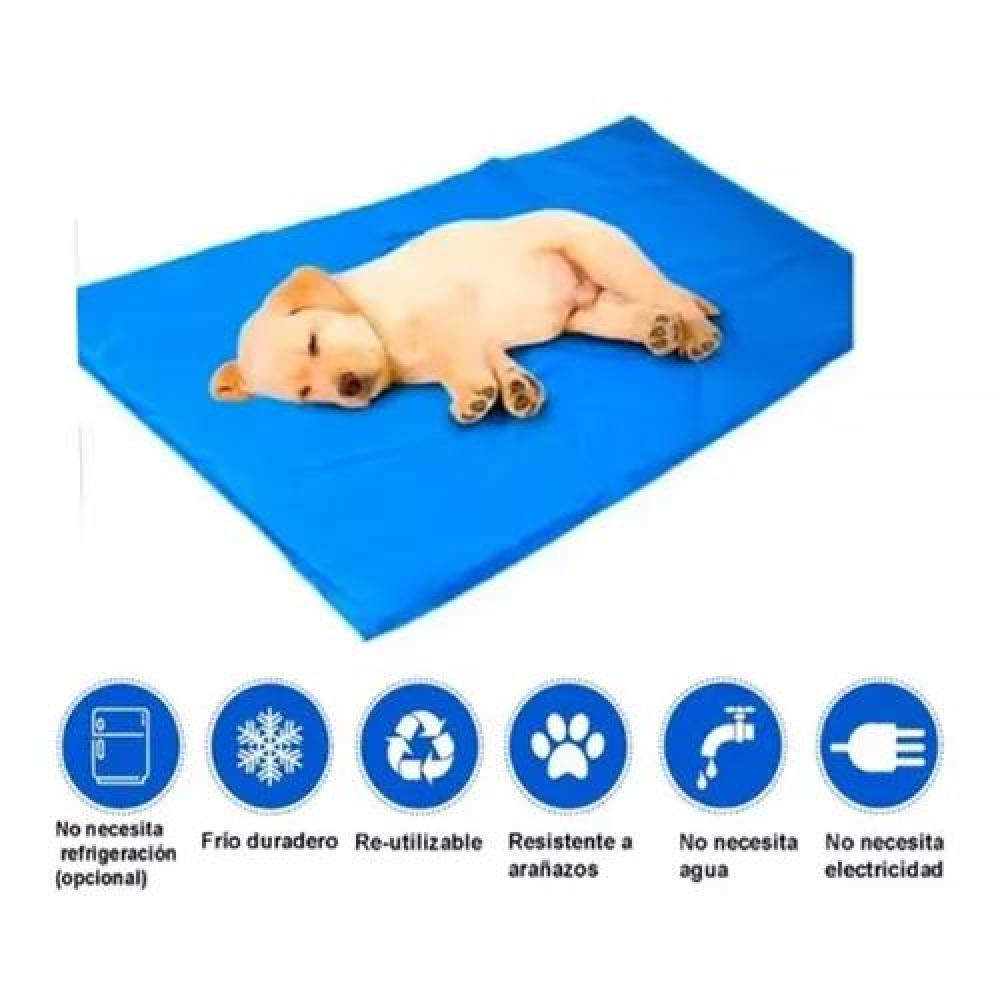 MANTA REFRESCANTE PET COOL MAT 30X40 CM MASCOTAS AZUL - 3