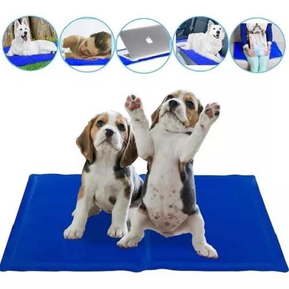 MANTA REFRESCANTE PET COOL MAT 30X40 CM MASCOTAS AZUL - 4