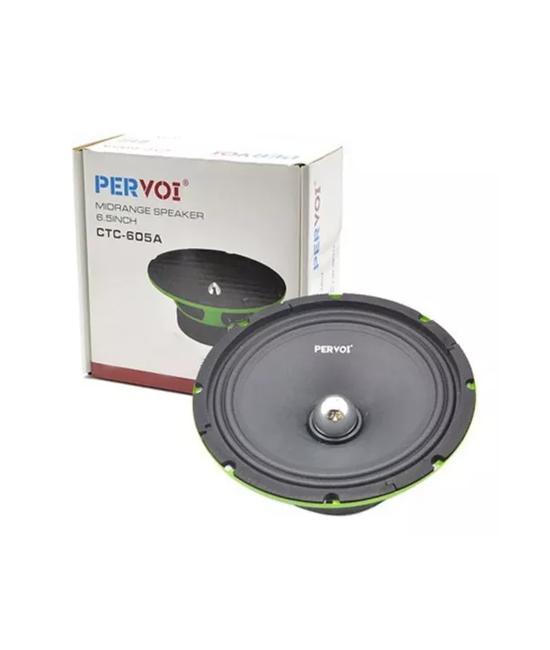 PARLANTE MEDIO PARA AUTO 600W 16.7CM REDONDO 6.4', COLOR NEGRO - 1