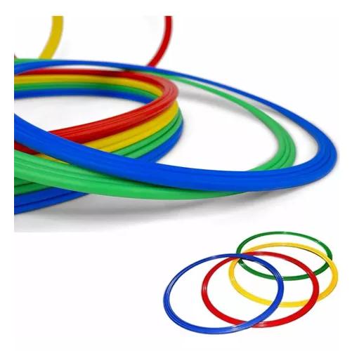 SET X12 AROS DE AGILIDAD 40CM ENTRENAMIENTO DEPORTE FUTBOL - 4