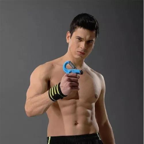 HAND GRIP EJERCITADOR CON CONTADOR 60-10KG 60-5KG 3 COLORES COLOR CELESTE - 5