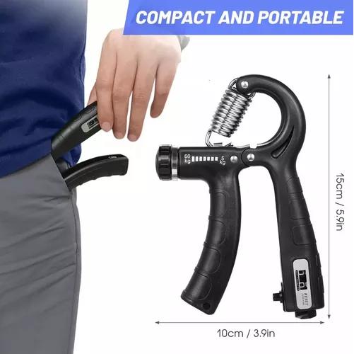 HAND GRIP EJERCITADOR CON CONTADOR 60-10KG 60-5KG 3 COLORES COLOR CELESTE - 6