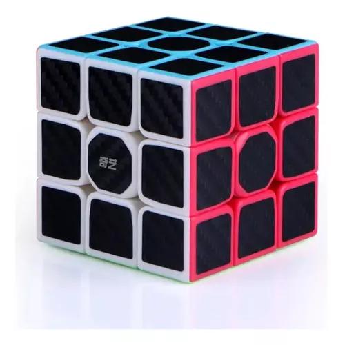 CUBO RUBIK WARRIOR W CARBONO QIYI 3X3 FIBRA CARBONO MULTICOLOR - 2
