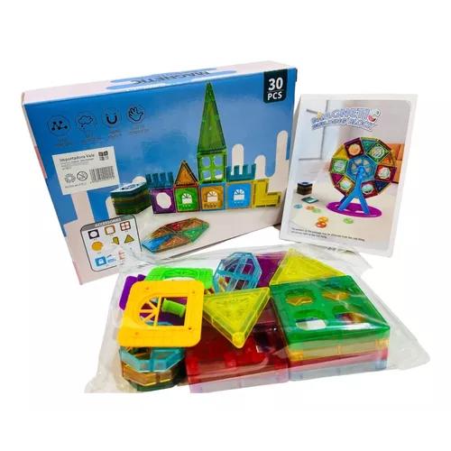 BLOQUES MAGNÉTICOS 30 PCS, MAGNETIC BUILDING TILES - 2