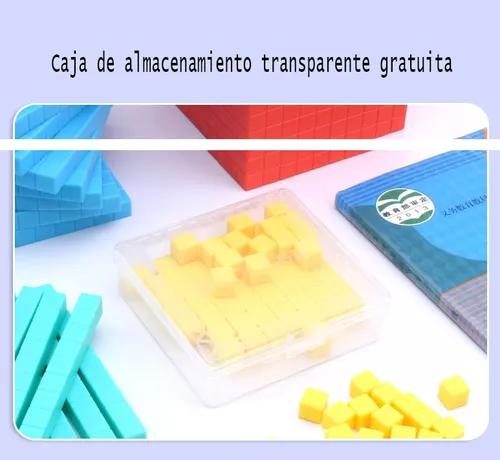 BLOQUE MULTIBASE BASE 10 CONECTABLE DE 122 PIEZAS AMARILLO - 3