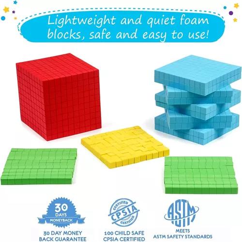 BLOQUE MULTIBASE BASE 10 CONECTABLE DE 122 PIEZAS AMARILLO - 6