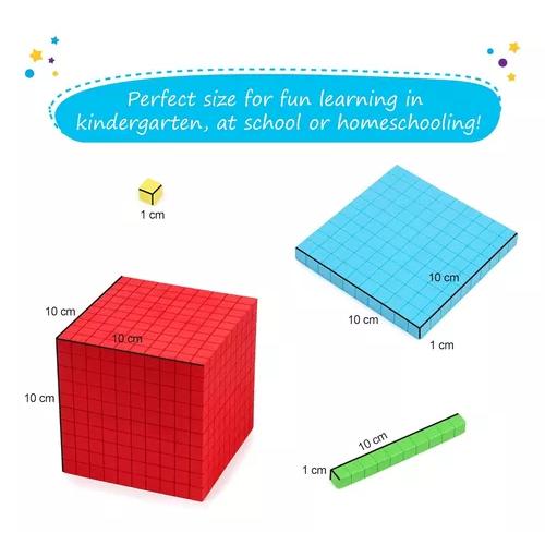 BLOQUE MULTIBASE BASE 10 CONECTABLE DE 122 PIEZAS AMARILLO - 7