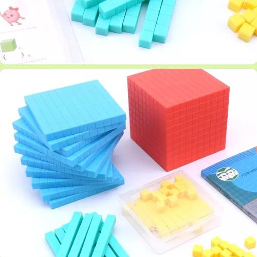 BLOQUE MULTIBASE BASE 10 CONECTABLE DE 122 PIEZAS AMARILLO - 8
