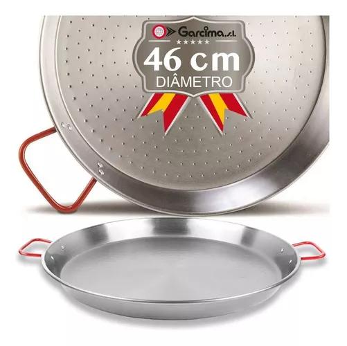 PAELLERA VALENCIANA PULIDA GARCIMA, 46 CM, PARA PAELLA, 12 PORCIONES - 1