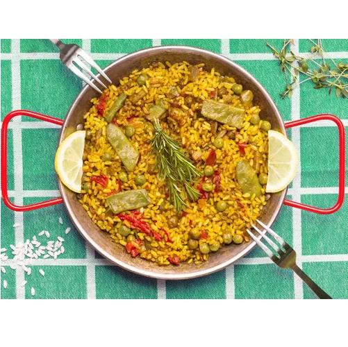 PAELLERA VALENCIANA PULIDA GARCIMA, 46 CM, PARA PAELLA, 12 PORCIONES - 5