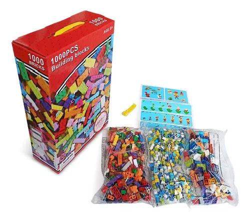 BLOQUES DE CONSTRUCCIÓN DIDÁCTICO 1000 PIEZAS MULTICOLOR - 4