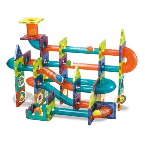 BLOQUE DE CONSTRUCCIÓN MAGNÉTICO CON BOLA, 52 PIEZAS MULTICOLOR - 8