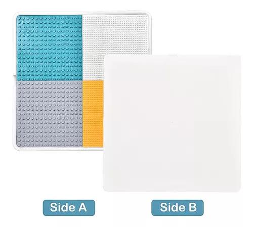 MESA DIDÁCTICA DE BLOQUES DE CONSTRUCCIÓN 200 PIEZAS Y 2 SILLAS BLANCA - 2