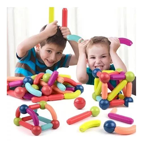 MAGNETIC STICKS: BLOQUES PARA ARMAR MAGNÉTICOS 36 PIEZAS MULTICOLOR - 3