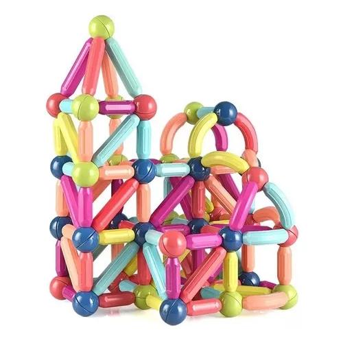 MAGNETIC STICKS: BLOQUES PARA ARMAR MAGNÉTICOS 36 PIEZAS MULTICOLOR - 5