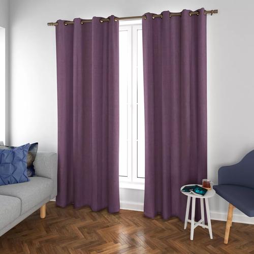 SET CORTINA BLACKOUT TÉRMICO 140X220 CM, COLOR MORADO - 2