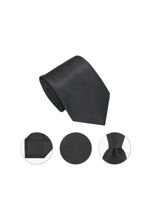 CORBATA TRAJE DE VESTIR, NEGRO - 3