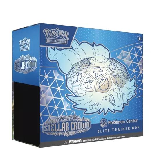 POKÉMON STELLAR CROWN ETB ELITE TRAINER BOX INGLÉS AZUL - 1