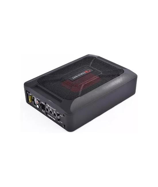 CAJA SUBWOOFER AMPLIFICADA DELGADA NAKAMICHI 100W RMS, COLOR NEGRO - 1