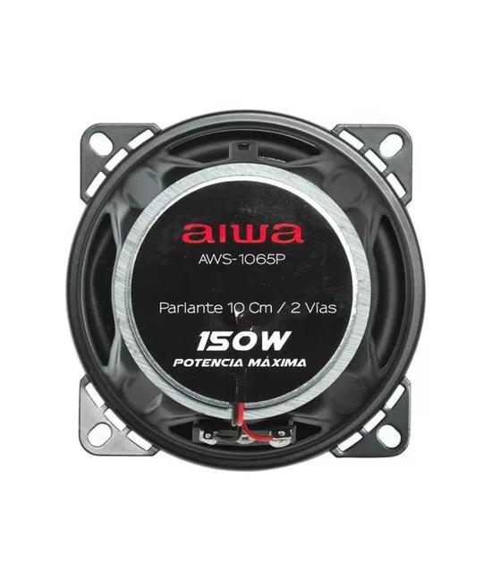 PARLANTES PARA AUTO 10CM 2 VÍAS 150W AIWA AWS-1065P, COLOR NEGRO - 4