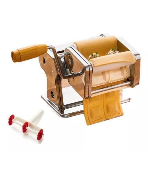 MÁQUINA PARA HACER PASTA RAVIOLI COLOR ACERO - 2