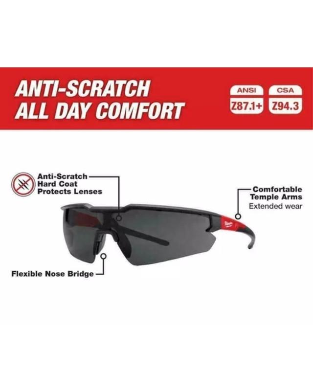 LENTES DE SEGURIDAD ENTINTADOS MILWAUKEE 48-73-2015 - 3