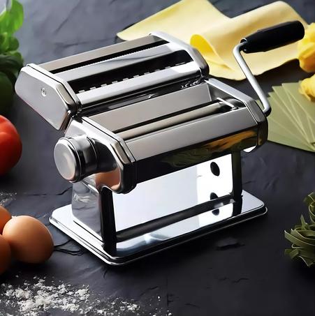 MÁQUINA PARA HACER PASTA SPAGHETTI 3 EN 1 COLOR PLATEADO - 2