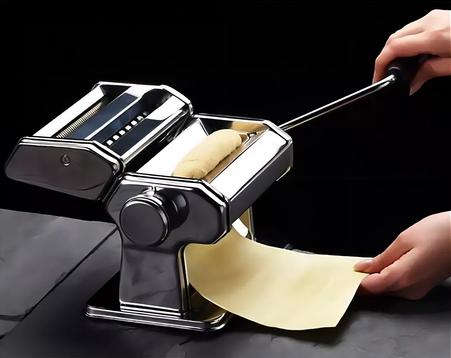 MÁQUINA PARA HACER PASTA SPAGHETTI 3 EN 1 COLOR PLATEADO - 4