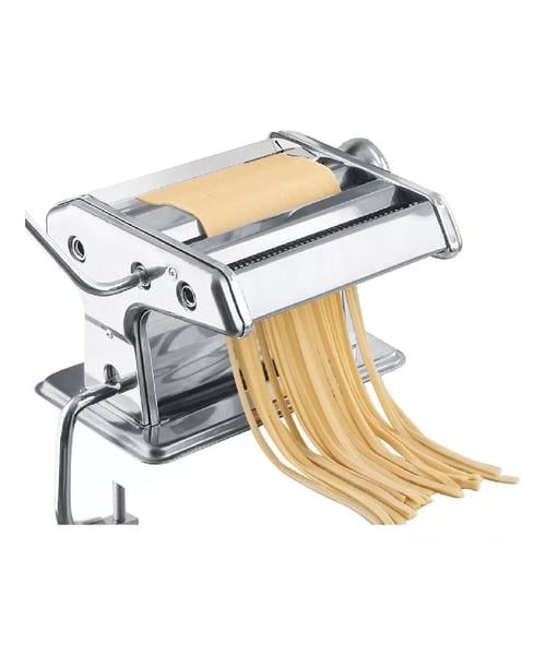 MÁQUINA MANUAL DE PASTAS ACERO INOXIDABLE COLOR PLATEADO - 2