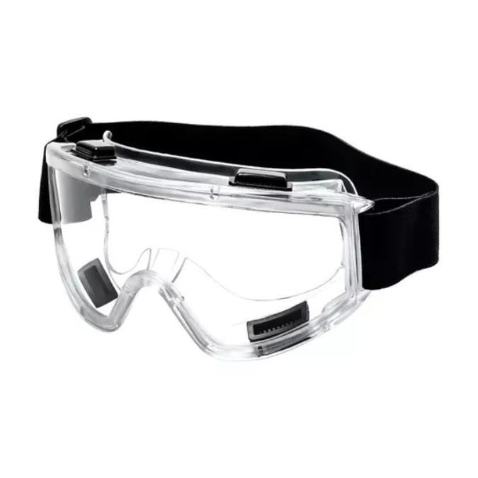 LENTES DE SEGURIDAD ANTIPARRAS GAFAS PROTECCIÓN BANDA AJUSTABLE CRISTAL BLANCO - 1