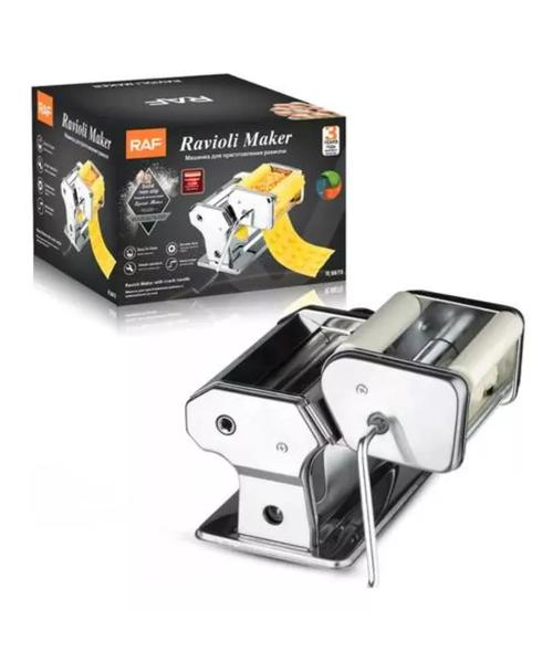 MAQUINA PARA HACER RAVIOLES PASTA MANUAL COLOR PLATA - 2
