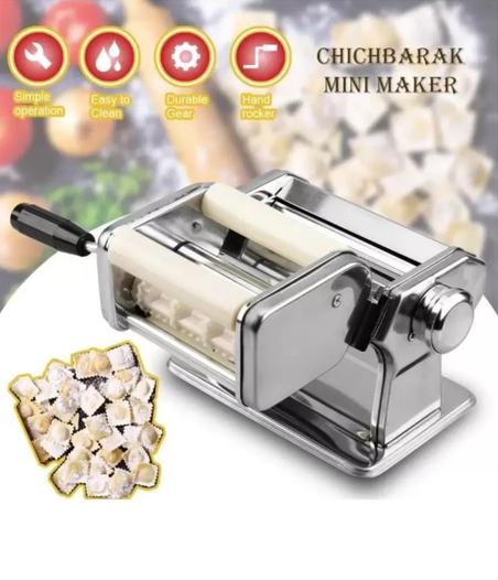 MAQUINA PARA HACER RAVIOLES PASTA MANUAL COLOR PLATA - 3