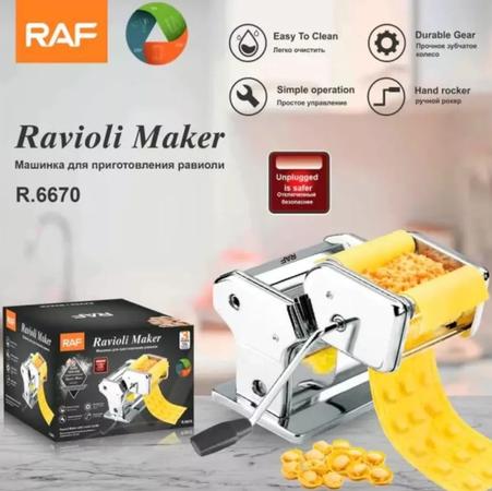 MAQUINA PARA HACER RAVIOLES PASTA MANUAL COLOR PLATA - 5