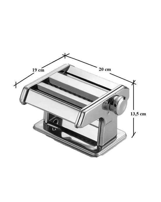 MAQUINA DE PASTA Y TALLARINES ACERO INOXIDABLE GRIS - 6